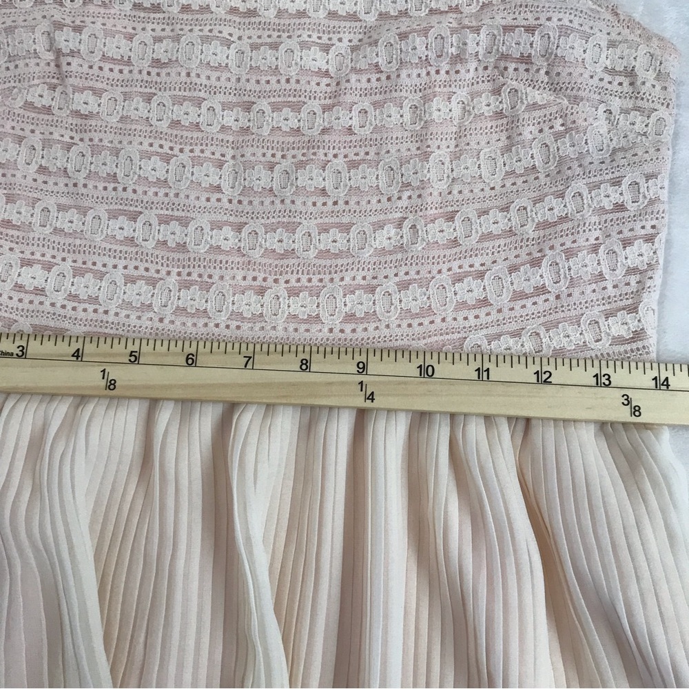 American Eagle Outfitters Blouse Type Peplum Women’s Size 4 Color Light Pink - Picture 10 of 11